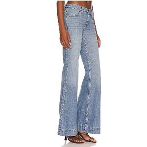 Re/Done Blue 70s Low Rise Bell‎ Bottom Jeans Size 26